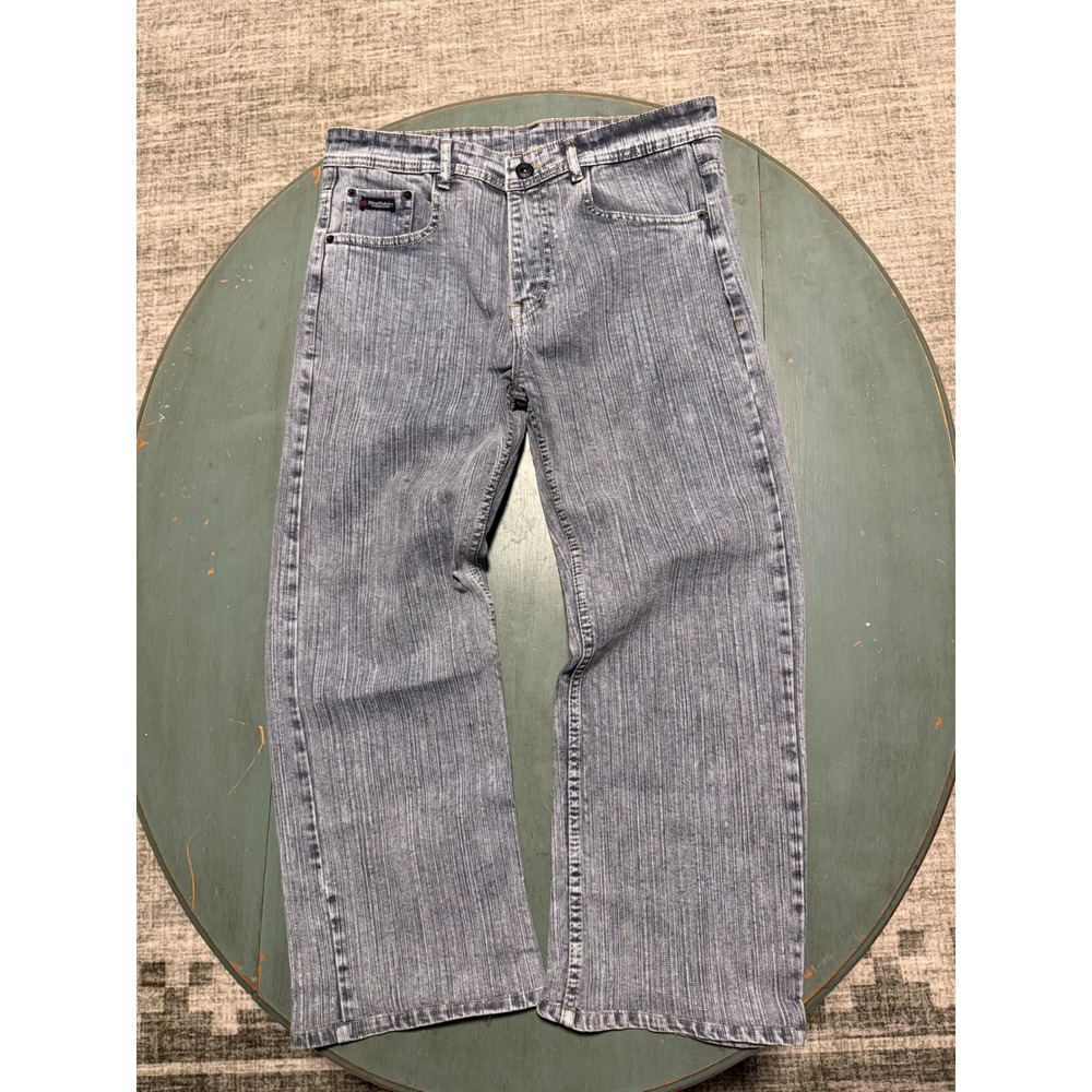 Y2K/VTG Diesel Viker Straight Leg Grey Slub Denim Jeans Mens 32 Viker 008B9